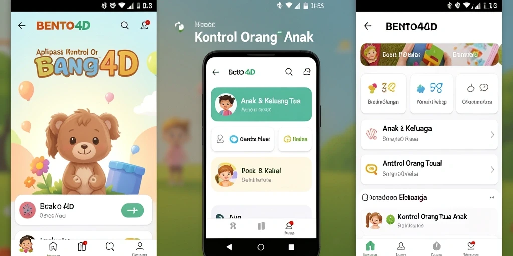 Tampilan antarmuka pengguna BENTO4D yang sederhana dan efektif.