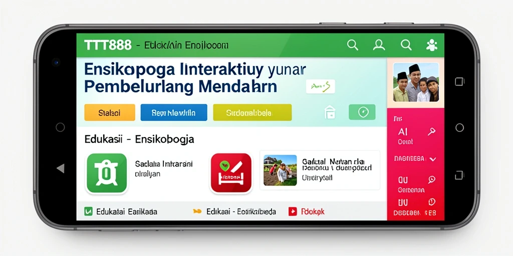 Antarmuka pengguna TTT888 yang menarik dan interaktif.