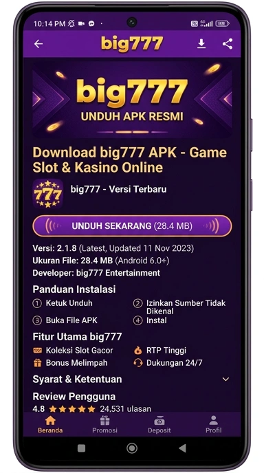 Panduan Unduh dan Instal APK big777 untuk Android